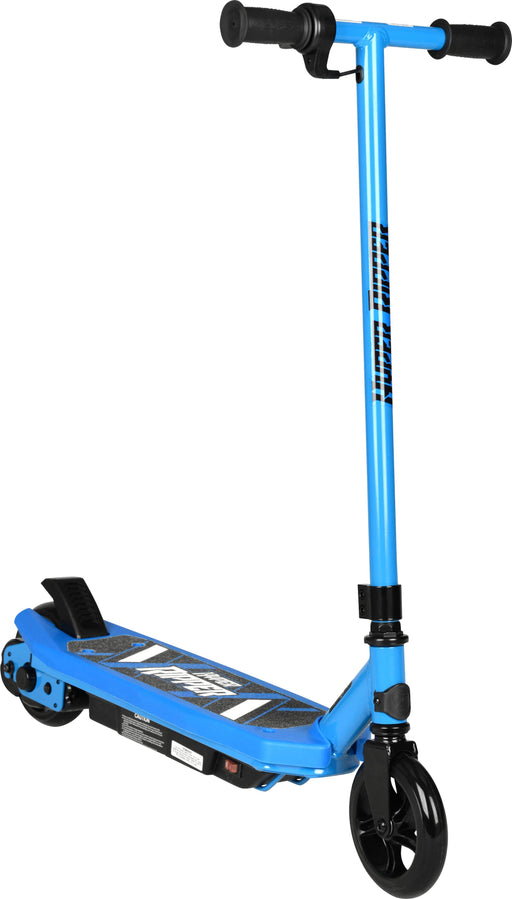 Hyper - Ripper Kids Electric Scooter with 10mph Max Speed - 6.5 Mile Range - Pressure Throttle - 120LB Weight Limit - 90W Motor - Blue