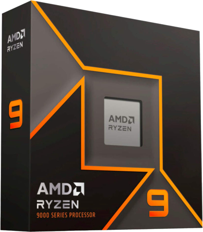 AMD - Ryzen 9 9950X 16-Core - 32-Thread 4.3 GHz (5.7 GHz Max Boost) Socket AM5 Unlocked Desktop Processor - Silver