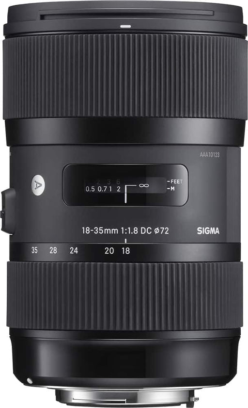 Sigma - 18-35mm f/1.8 DC HSM Art Standard Zoom Lens for Canon - Black