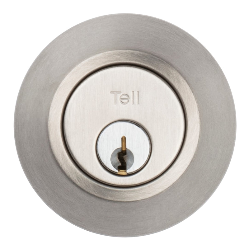 Tell Manufacturing DB2000 Deadbolt Satin Stainless Steel Double Cylinder Deadbolt