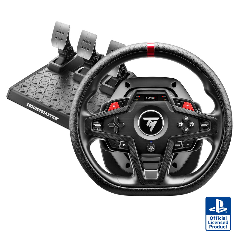 Thrustmaster - T248R Racing Wheel and Magnetic Pedals for Playstation 4 Playstation 5 Windows - Black