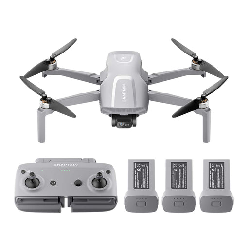 Snaptain - P40 LITE 3-Axis Gimbal Camera Drone Bundle - Gray