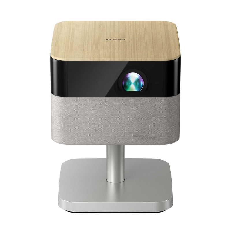 Epson - Lifestudio Flex Plus 4K PRO-UHD Portable Lifestyle Smart Projector with Sound by Bose Technology 3LCD HDR Wireless - Oak