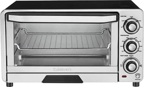 Cuisinart - Custom Classic Toaster Oven Broiler 0.5 cu. ft - Stainless Steel