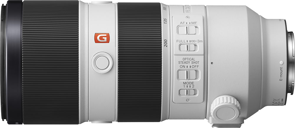 Sony - G Master FE 70-200 mm F2.8 GM OSS Full-Frame E-Mount Telephoto Zoom Lens - White