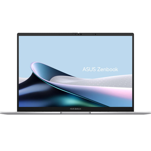 ASUS - Zenbook 14 14" OLED Touch Laptop - Intel Core Ultra 9 285H with 32GB Memory - Intel Arc Graphics - 1TB Storage - Foggy Silver