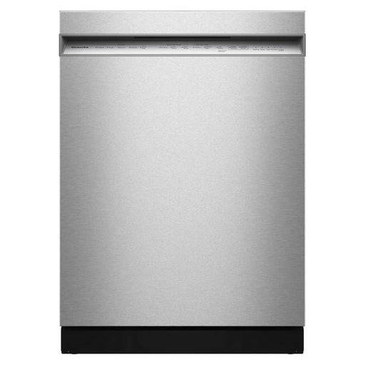 KitchenAid - 24" Front Control Built-In Tub Dishwasher with Third Level Jet Rack and 41 dBA - Stainless Steel - Stainless Steel