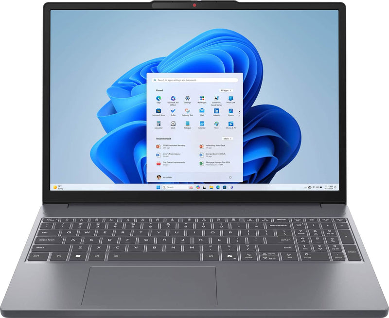 Lenovo - IdeaPad Slim 3 15.3" 2k Touchscreen Laptop - AMD Ryzen 7 170 2025 - 16GB Memory - 512GB Storage - Luna Grey