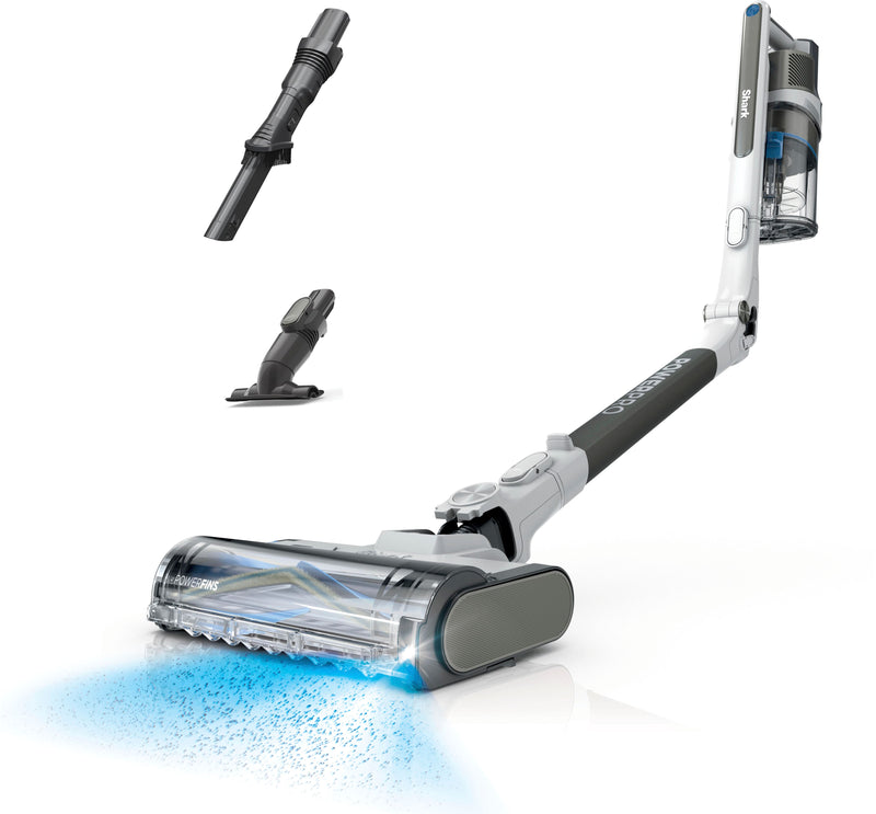Shark - PowerPro Flex Reveal Cordless Vacuum HEPA Filtration  Anti-allergen Complete Seal Up to 50 min Runtime - White