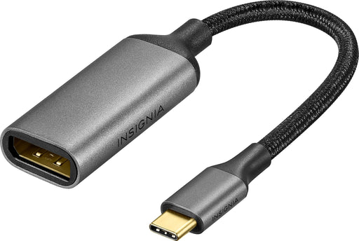 Insignia - 8K USB-C to DisplayPort Adapter - Black