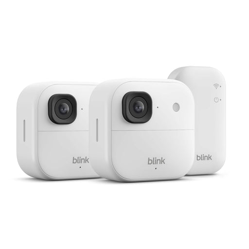 Blink - Outdoor 2K+ Wireless Smart Security Camera 2K video Two-way audio w/ noise cancellation Smart detection - 2CAM - White