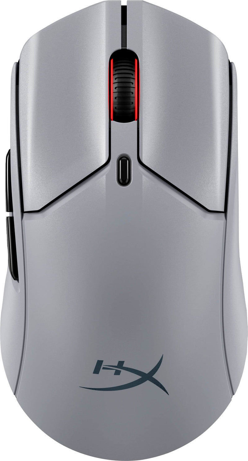HyperX - Pulsefire Haste 2 Pro 4K Lightweight Wireless Optical Gaming Mouse with RGB Lighting - Wireless - Slate Grey
