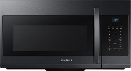 Samsung - 1.7 cu. ft. Over-the-Range Microwave - Matte Black Steel
