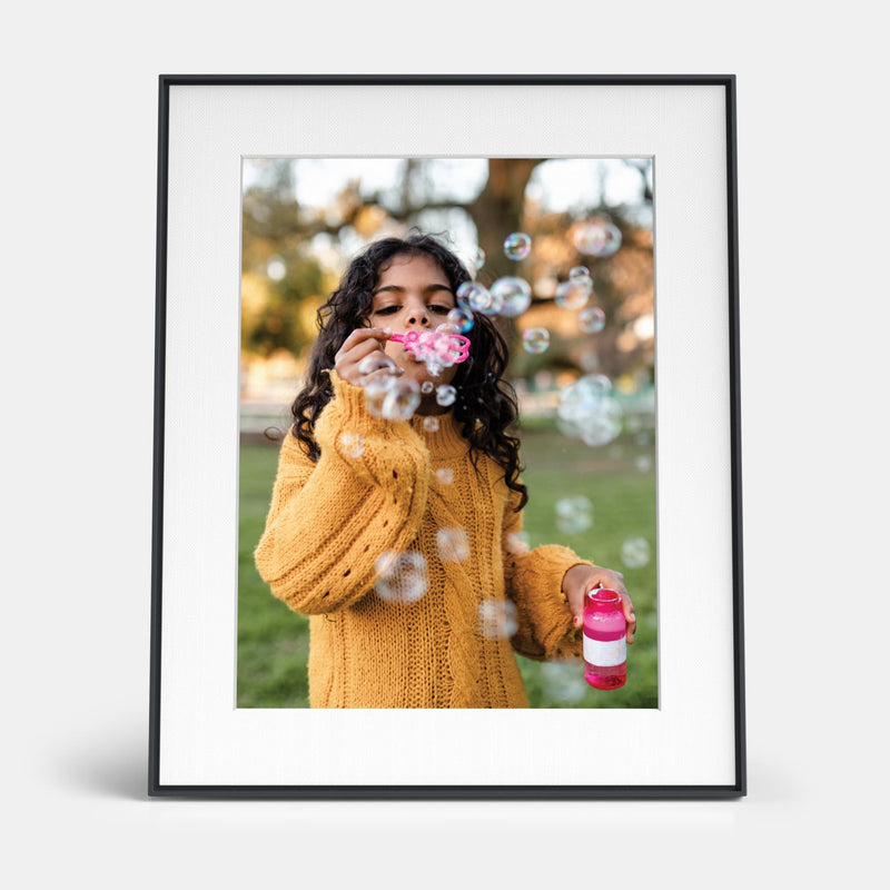 Aura Home - Aura Walden 15" Digital Wifi Photo Frame-Ink with Paper Mat - Ink (Dark)