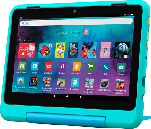 Amazon - Fire HD 8 Kids Pro tablet ages 6-12  3GB memory 8" HD screen 13-hr battery 32GB (2024 release) - Discovery