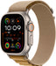 Apple Watch Ultra 2 (GPS+Cellular) 49mm Titanium Case with Tan Alpine Loop - Medium - Natural - (2024)