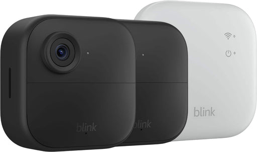 Blink - Outdoor 4 XR — Wireless security camera with extended range up to 400 feet. Sync Module XR included — 2 Cameras - Black