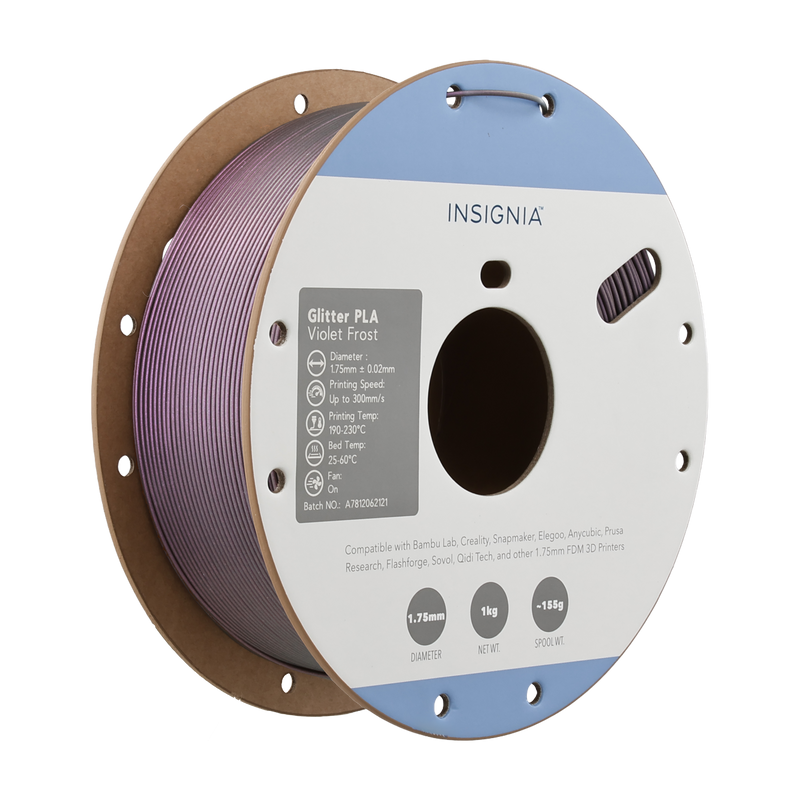 Insignia - PLA Glitter 1.75mm Filament - Violet Frost
