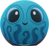 Amazon - Kids Echo Dot (newest model) kid-tuned Alexa 1 year of Kids+ included parental controls sleep support - Octopus