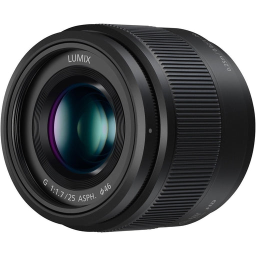 Panasonic - LUMIX G 25mm f/1.7 ASPH. Lens for Mirrorless Micro Four Thirds Compatible Cameras H-H025-K - Black