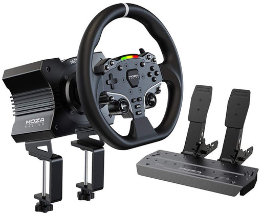 Moza Racing - R5 Direct Drive Sim Racing Bundle with 5.5Nm of force for PC - Black