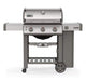 GENESIS II S310 3-Burner Liquid Propane Gas Grill  with Cover and Weber Connect Bundle - Stainless Steel