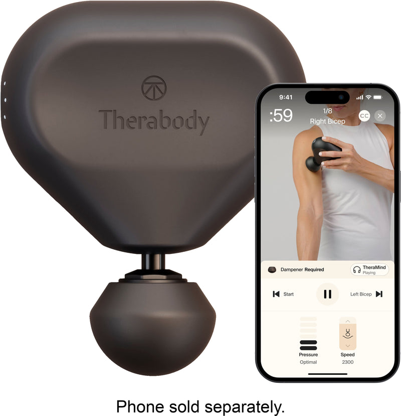 Therabody - Theragun Mini (3rd Generation) - Ultra-Portable Massage For Recovery Anytime Anywhere - Black