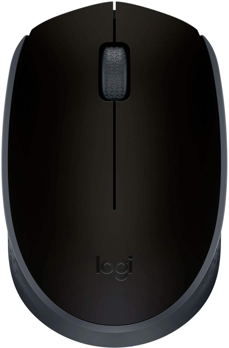 Logitech - M170 Wireless Compact Optical Ambidextrous Mouse - Wireless - Black