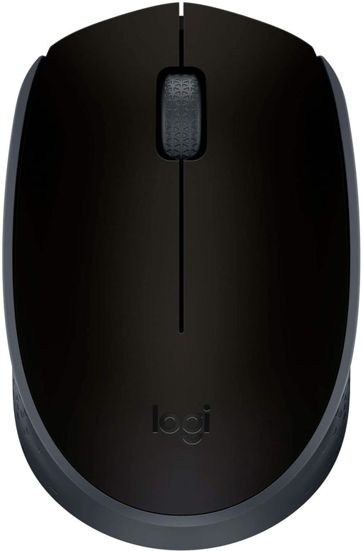 Logitech - M170 Wireless Compact Optical Ambidextrous Mouse - Wireless - Black