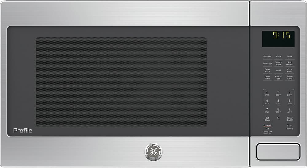 GE - 1.5 Cu. Ft. Mid-Size Microwave - Stainless Steel