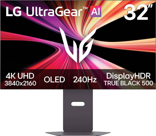LG - UltraGear 32" OLED Dual Mode (4K UHD 240Hz FHD 480Hz) 0.03ms G-SYNC and FreeSync Premium Pro Gaming Monitor - Black