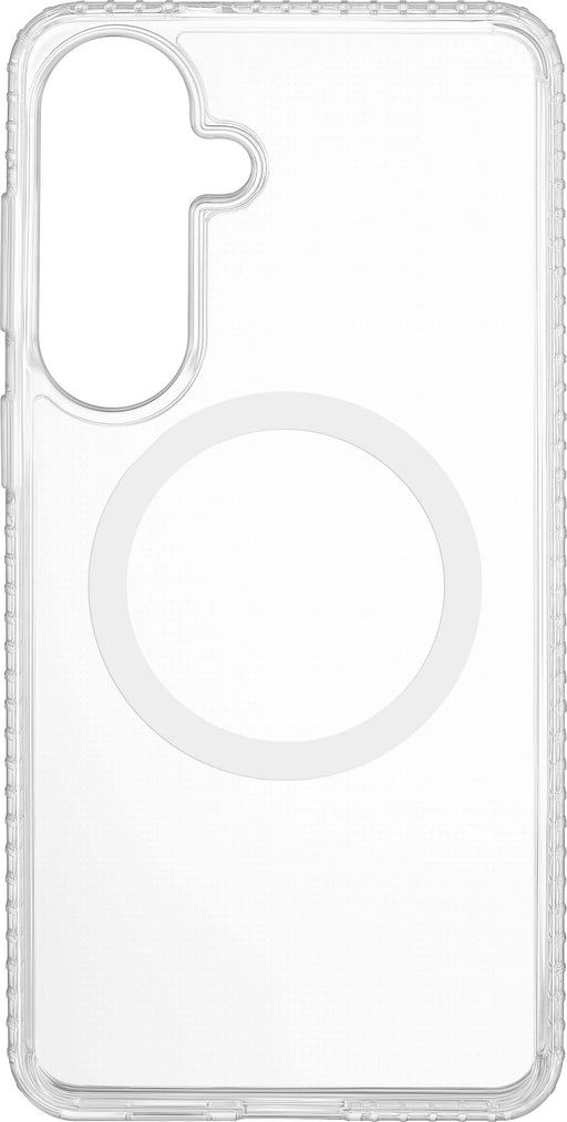 Insignia - Hard-Shell Case with Magnetic Charging Ring for Samsung Galaxy S26+ - Clear