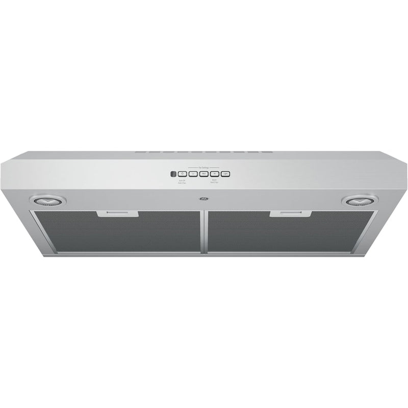 GE - 30 inches - Convertible - Under cabinet Range Hood - Stainless Steel
