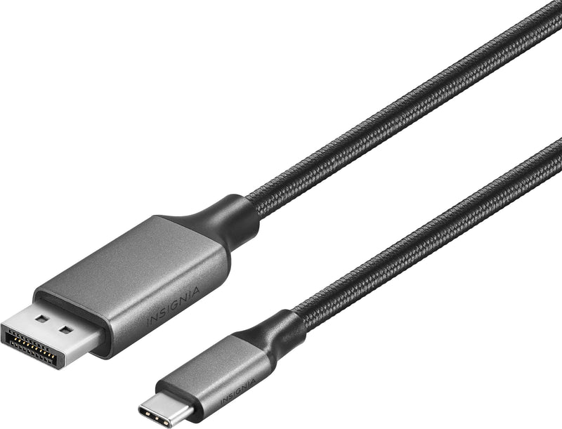 Insignia - 6 ft. USB-C to DisplayPort Cable - Black