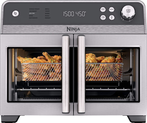 Ninja - French Door Premier Air Fryer Convection Oven Toaster - Stainless Steel