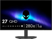 Alienware - 27" QHD 280Hz 1ms FreeSync Premium Gaming Monitor with HDR (HDMI DisplayPort) - Black