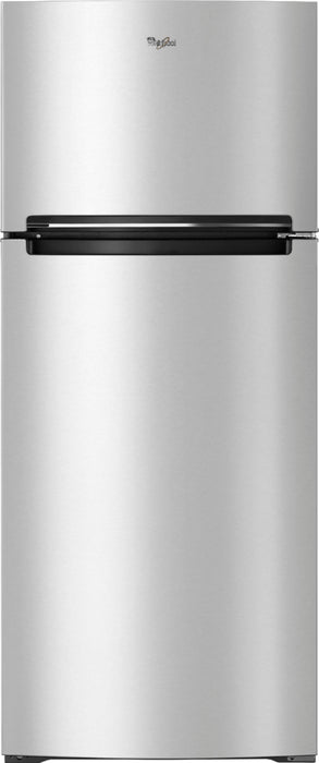 Whirlpool - 17.7 Cu. Ft. Top-Freezer Refrigerator - Monochromatic Stainless Steel