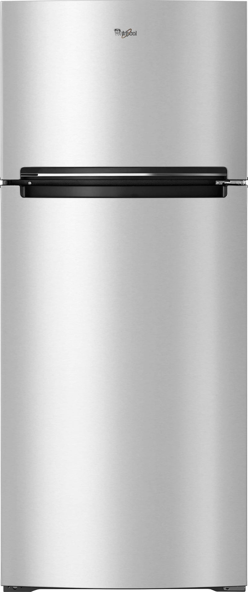 Whirlpool - 18 Cu. Ft. Wide Refrigerator Compatible With The EZ Connect Icemaker Kit - Stainless Steel