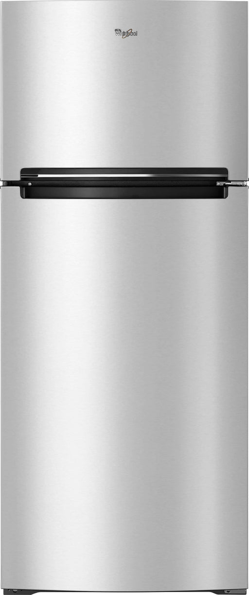 Whirlpool - 18 Cu. Ft. Wide Refrigerator Compatible With The EZ Connect Icemaker Kit - Stainless Steel
