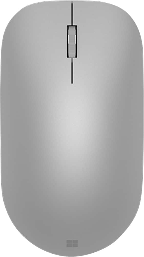 Microsoft - Surface Wireless Bluetooth Optical Ambidextrous Mouse - Wireless - Silver