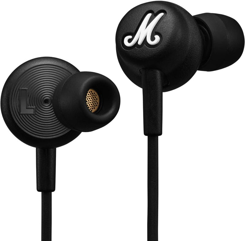 Marshall - Mode USB-C In-ear Wired Earbuds with Built-in Microphone Customizable Fit Tangle-resistant Cord and Dynamic Drivers - Black