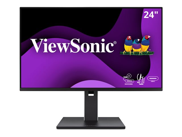 ViewSonic - VG2458 23.8" IPS LED FHD 100Hz Monitor (USB HDMI) - Black