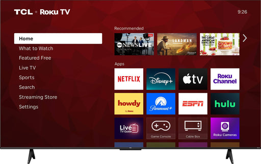 TCL - 75" Class S55LR Series 4K UHD HDR LED Smart TV with Roku TV (2026)