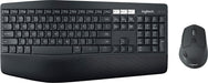 Logitech - MK850 Performance Full-size Wireless Keyboard and Mouse Combo for PC and Mac - Black