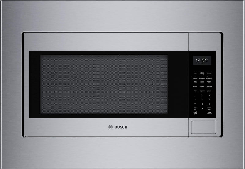 Bosch - 300 Series 2.1 Cu. Ft. Built-In Microwave with Sensor Cooking - Stainless Steel