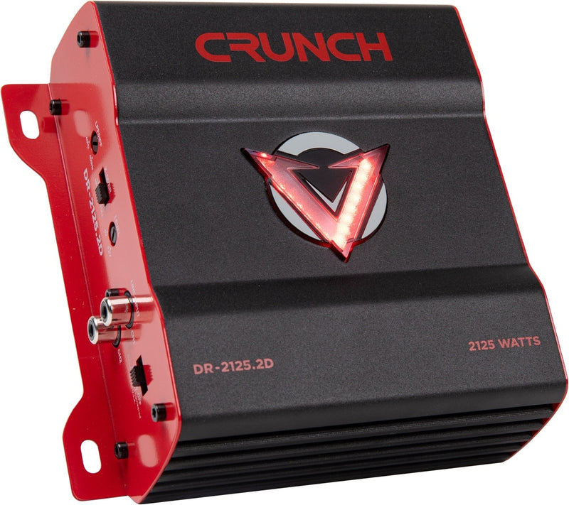 Crunch - V-DRIVE 2125W 2-Channel Car Audio Amplifier - Black