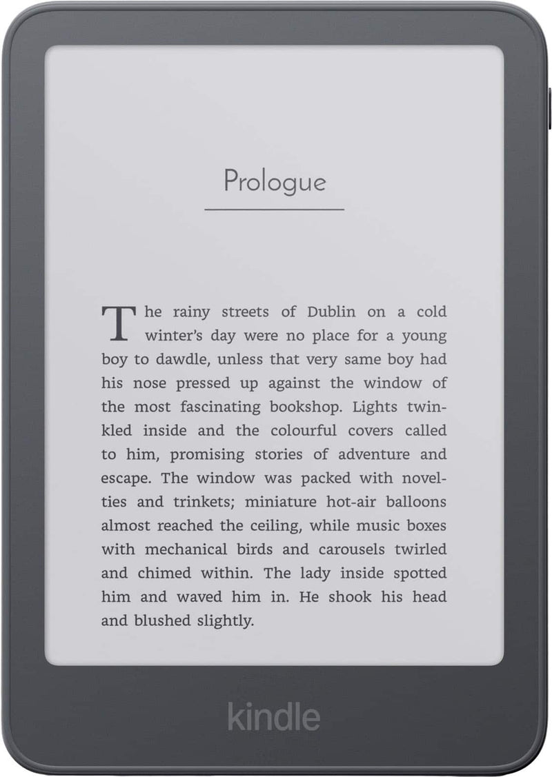 Amazon - Kindle 16GB (newest model) Now thinner lighter and faster 6" display - 2026 - Graphite