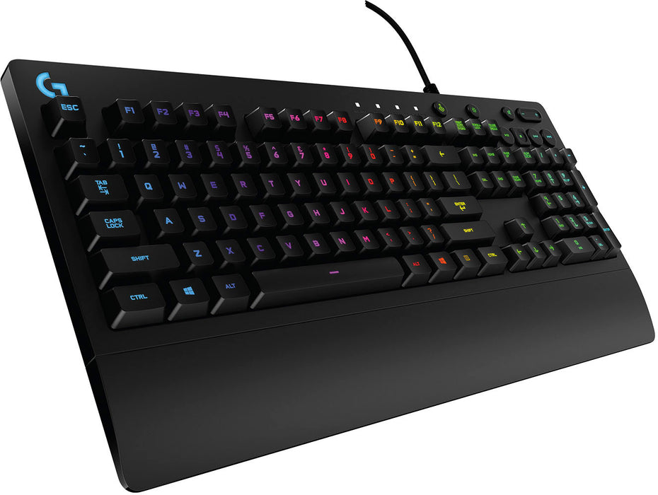 Logitech - Prodigy G213 Full-size Wired Membrane Gaming Keyboard with RGB Backlighting - Black