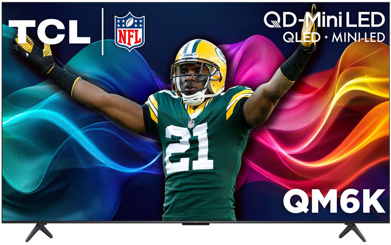 TCL - 75" Class QM6K Series 4K UHD HDR QD Mini LED Smart TV with Google TV with Gemini (2025)