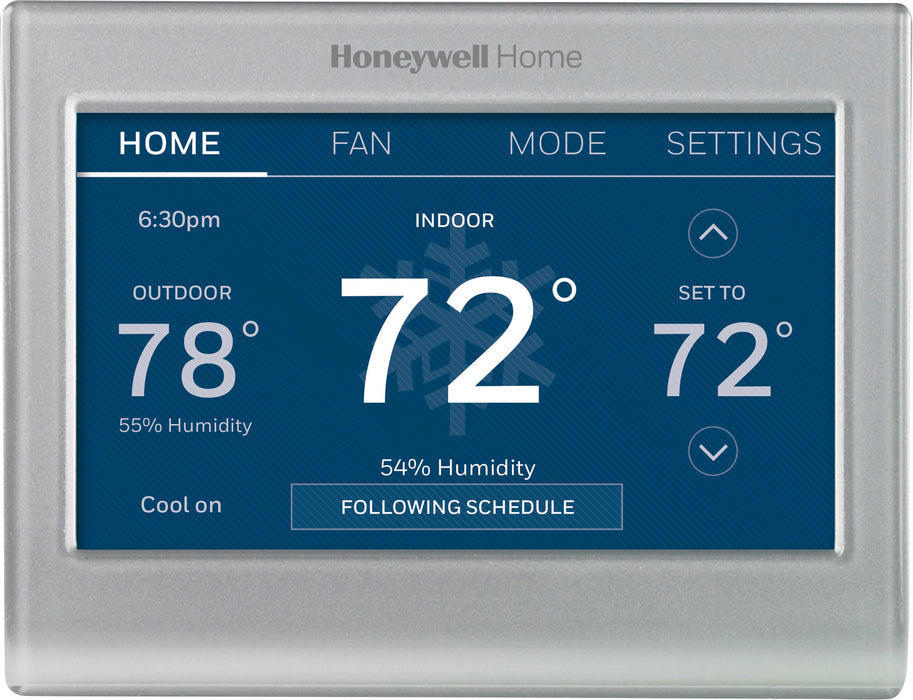 Honeywell Home - Smart Color Thermostat with Wi-Fi Connectivity - Silver